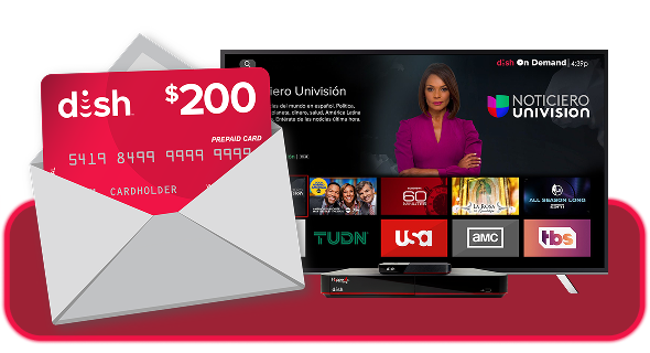 TV and Prepaid Card